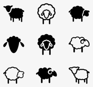 Sheeps - Sheep Vector Png, Transparent Png, Transparent PNG