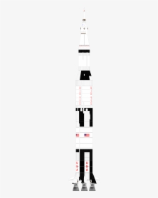 Rocket Saturn V Big - Apollo Rocket Transparent, HD Png Download, Transparent PNG