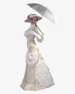 Woman Png, Female, Character, 3d Model, Pose, Rendering - Victorian Woman Png, Transparent Png, Transparent PNG