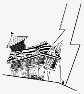 Crooked House Clipart, HD Png Download, Transparent PNG