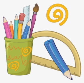 Colored Pencil Drawing Clip - Color Pencils In Can Clipart, HD Png Download, Transparent PNG