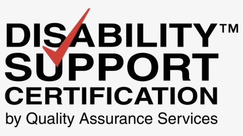 Disability Support Certification Logo Png Transparent - Graphic Design, Png Download, Transparent PNG