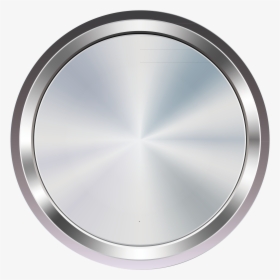 Car Button Download - Transparent Metal Circle Png, Png Download, Transparent PNG
