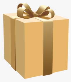 Cream Gift Box - Real Gift Box Png, Transparent Png, Transparent PNG