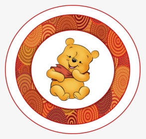 Toppers O Etiquetas - Winnie Pooh Bebe 1, HD Png Download, Transparent PNG