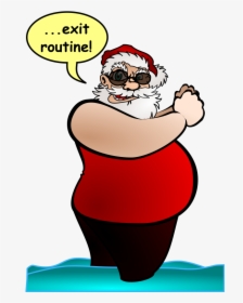 Free Xmas Postcard Free Santa Claus - Christmas Day, HD Png Download, Transparent PNG
