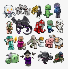 In The Newest Update, , Sheep Not Only Drop 1 Piece - Minecraft All Mobs, HD Png Download, Transparent PNG