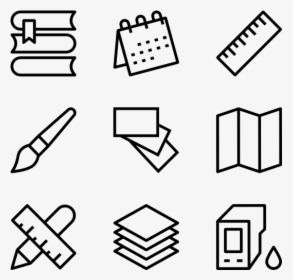 Stationery Icons Png, Transparent Png, Transparent PNG
