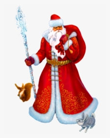 Santa Claus Png Free Download - New Year Grandfather, Transparent Png, Transparent PNG