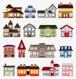 Victorian Homes Clipart - Houses Clipart, HD Png Download, Transparent PNG