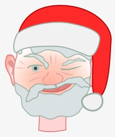 Transparent Santa Beard Clipart - Face De Père Noel Png, Png Download, Transparent PNG