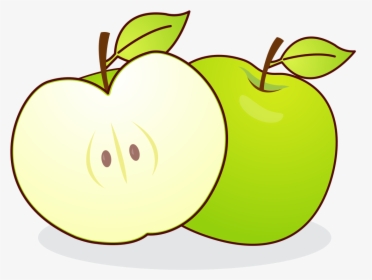 Big Apple Big Image Apples Png Image Clipart - Green Apple Cartoon Icon, Transparent Png, Transparent PNG
