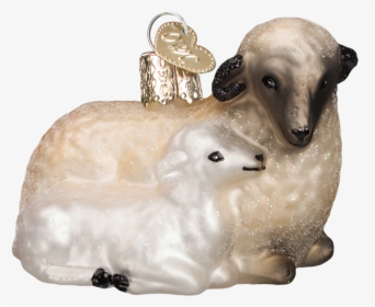 Sheep With Lamb Old World Ornament, HD Png Download, Transparent PNG