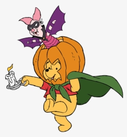 Disney Halloween Clip Art - Winnie The Pooh Halloween Clipart, HD Png Download, Transparent PNG