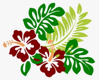 Red Flower Clipart Moana - Hibiscus Clip Art, HD Png Download, Transparent PNG