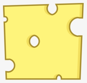 Transparent Cheese Slice Clipart - Bfdi Cheese, HD Png Download, Transparent PNG