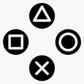 Sony Ps Games Buttons - Playstation Controller Buttons Png, Transparent Png, Transparent PNG