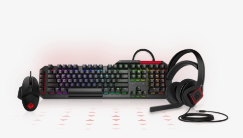 Mouse, Keyboard And Headphone - Hp Omen Sequencer Keyboard 2vn99aa, HD Png Download, Transparent PNG