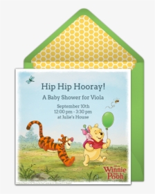 Winnie The Pooh Electronic Invitations, HD Png Download, Transparent PNG