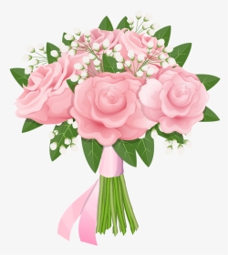 Ramo De Rosas Rosadas Png - Flower Bouquet Images Clipart, Transparent Png, Transparent PNG