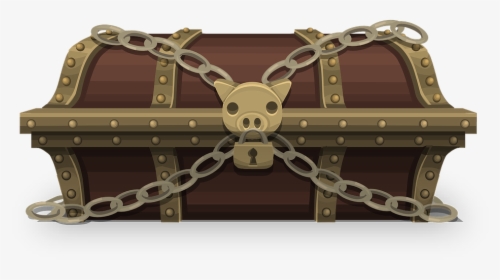 Free Locked Treasure Chest Png Images Clipart - Locked Treasure Box Clipart, Transparent Png, Transparent PNG