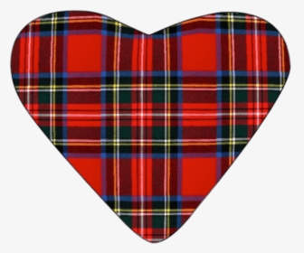 Tartan Heart - Royal Stewart Tartan, HD Png Download, Transparent PNG