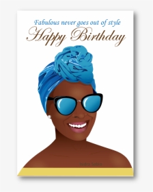 Woman Beautiful Black With - Happy Birthday African American, HD Png Download, Transparent PNG