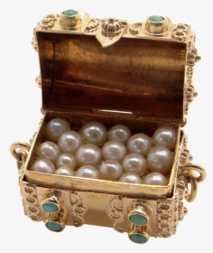 Treasure Chest Gold Png - Pearl, Transparent Png, Transparent PNG