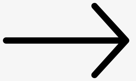 Arrow Computer Icons - Thin Black Arrow Right, HD Png Download, Transparent PNG