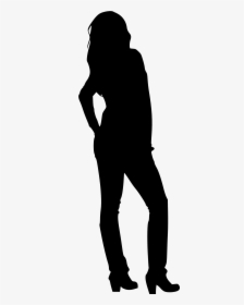 Woman Silhouette - People Silhouettes Png, Transparent Png, Transparent PNG