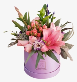 Vase Of Pink Lilies, HD Png Download, Transparent PNG