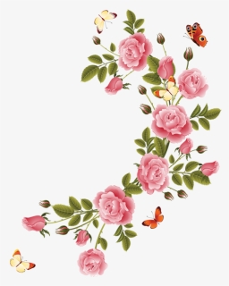 Shabby Chic Flowers Png, Transparent Png, Transparent PNG
