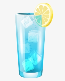 Transparent Blue Cocktail Png Clipart - Blue Drink Clip Art, Png Download, Transparent PNG