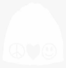 Transparent Cartoon Beanie Png - Peace Love Happiness, Png Download, Transparent PNG
