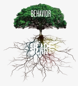 Behavior And Heart - Tree With Roots Png, Transparent Png, Transparent PNG