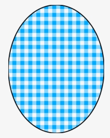 Pattern Checkered Vichy 04 Blue - Black And White Gingham Dessert Plates, HD Png Download, Transparent PNG