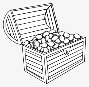 Treasure Black And White Clipart, HD Png Download, Transparent PNG