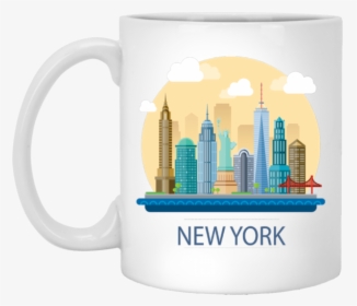 Sunrise New York Skyline, HD Png Download, Transparent PNG