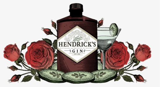 Process Image - Hendricks Gin Rose Frame, HD Png Download, Transparent PNG
