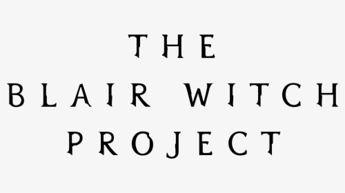The Blair Witch Project Logo Black And White - Blair Witch Project, HD Png Download, Transparent PNG
