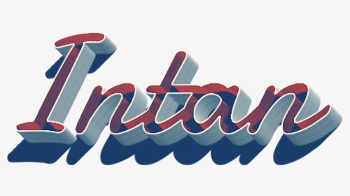 Intan 3d Letter Png Name - Imran Logo Name 3d, Transparent Png, Transparent PNG