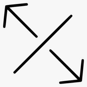 Arrows Up Left Down Right Line Seperating Comments, HD Png Download, Transparent PNG