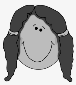Girl, Faces, Face, Hair, Smiling, Pony, Avatar, Tails - Clip Art, HD Png Download, Transparent PNG