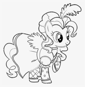 My Little Pony Pinkie Pie Full Style Coloring Pages - My Little Pony Coloring Pages For Kids Pinkie Pie, HD Png Download, Transparent PNG