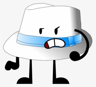 Black And White Download Fedora Clipart Blue - Bfdi Fedora, HD Png Download, Transparent PNG