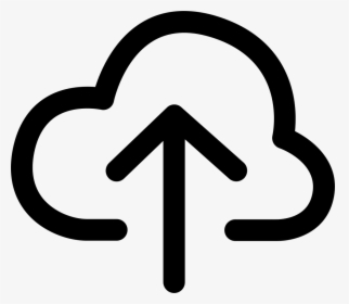 Upload Svg Cloud - Cloud Upload Icon Svg, HD Png Download, Transparent PNG