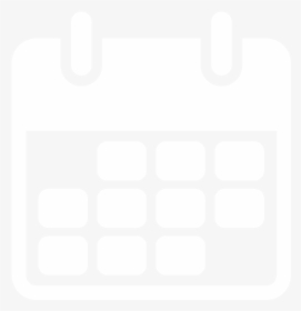 Transparent White Calendar Icon Png - Black-and-white, Png Download, Transparent PNG