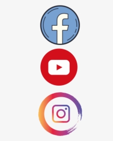 #redessociales #facebook #instagram #youtube #icons - Cross, HD Png Download, Transparent PNG