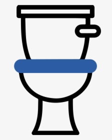 Restroom Icon - Toilet Icon Transparent Background, HD Png Download, Transparent PNG