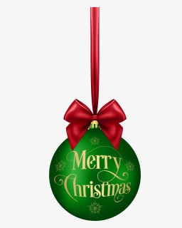 Free Png Merry Christmas Ball Greendeco Png - Merry Christmas Balls Clipart, Transparent Png, Transparent PNG